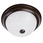 2 Light Flush Mount in Oil Rubbed Bronze Finish
