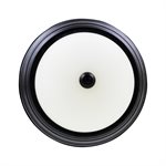 2 Light Flushmount in Flat Black