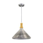 1 Light Pendant in Rolled Steel Finish
