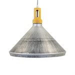 1 Light Pendant in Rolled Steel Finish