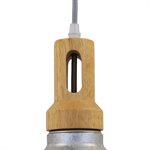 1 Light Pendant in Rolled Steel Finish