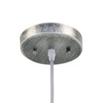 1 Light Pendant in Rolled Steel Finish