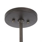 24 Light Chandelier in Raw Iron Grey Finish