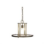 1 Light Pendant in Antique Brass Finish