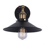 1 Light Wall Sconce in Dark Grey Finish