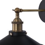 1 Light Wall Sconce in Dark Grey Finish