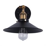 1 Light Wall Sconce in Dark Grey Finish