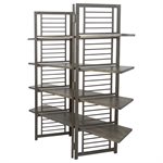 Folding Floor Screen w / Shelves