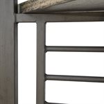 Folding Floor Screen w / Shelves