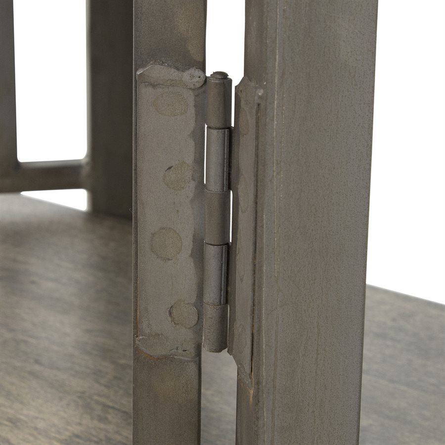 Folding Floor Screen w / Shelves